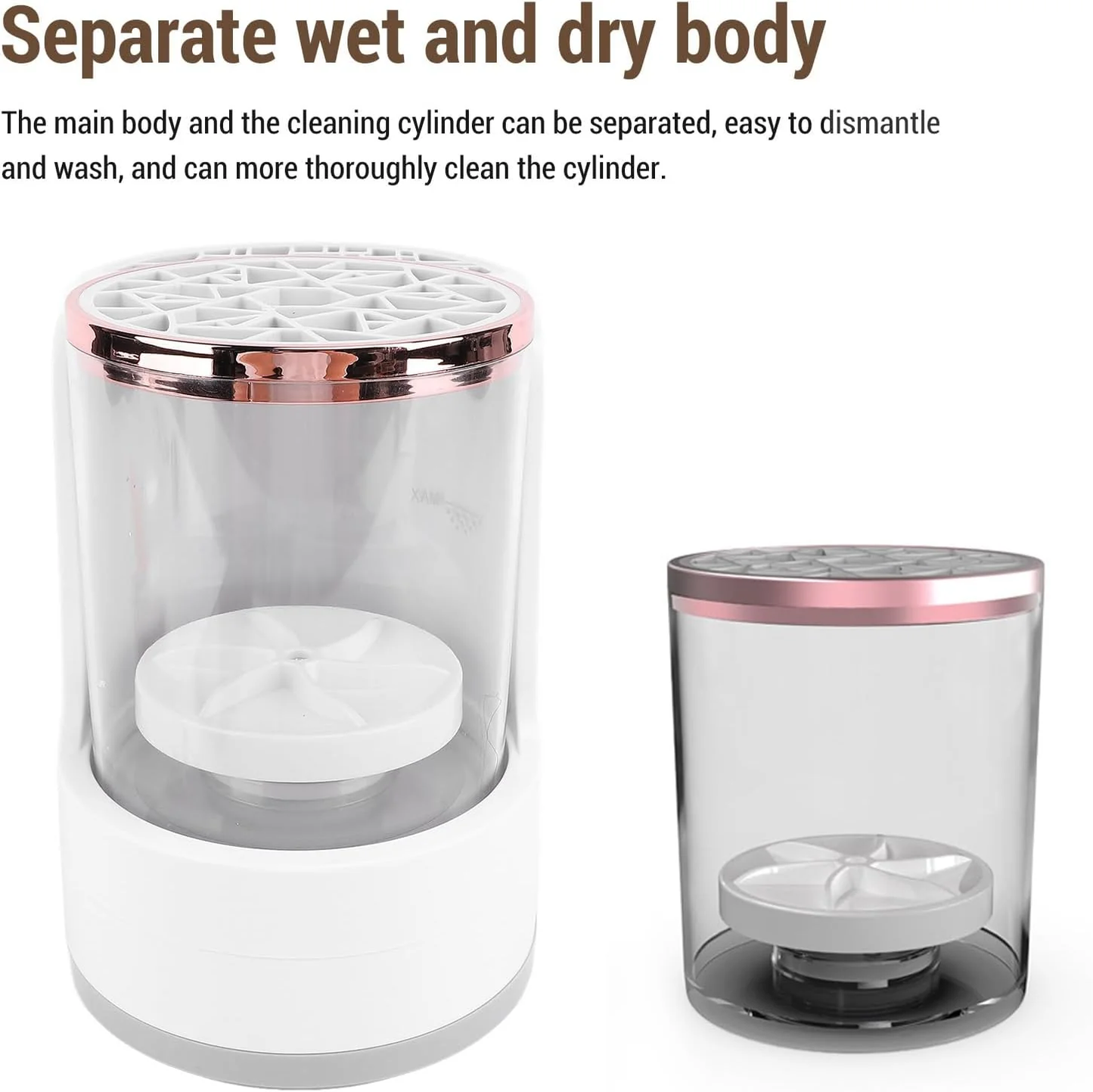 Clean and dryer Makeup Brushes in One Step