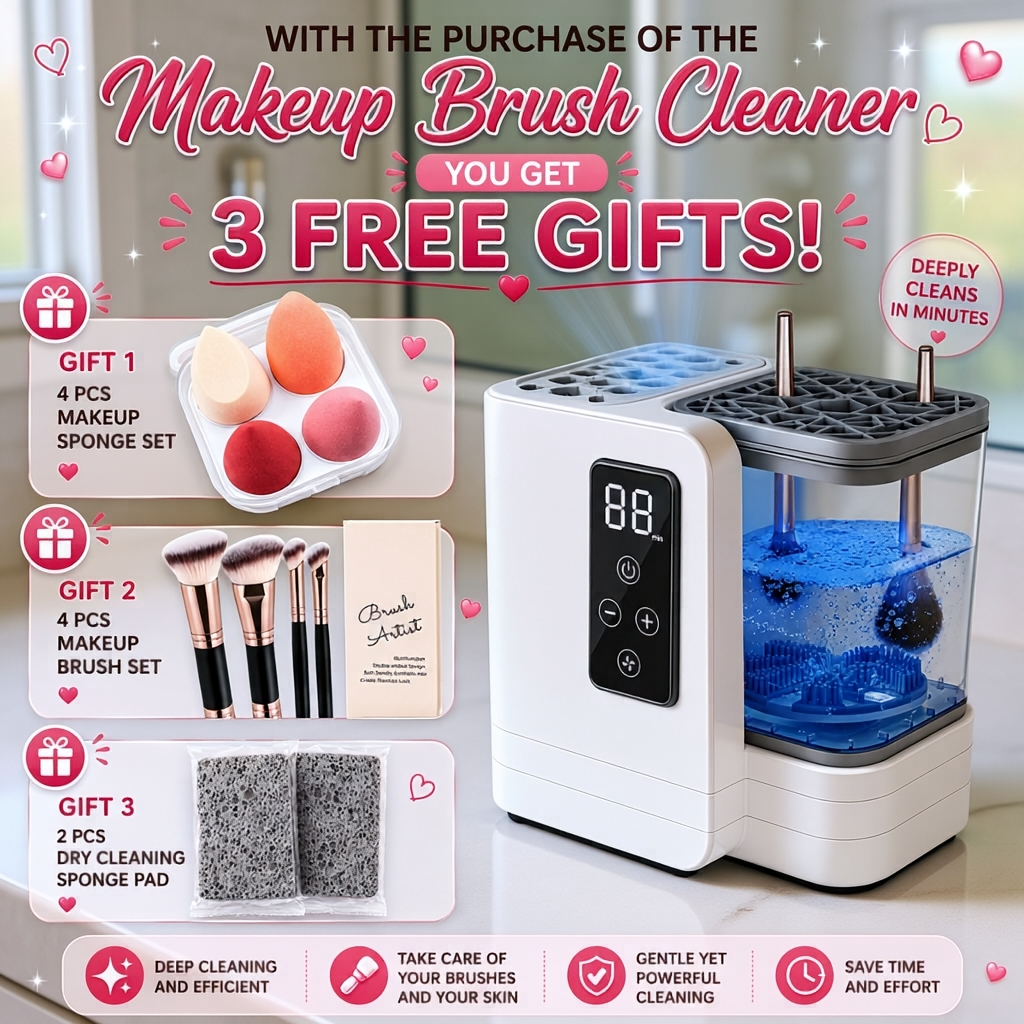 Ultimate 5-in-1 Makeup Brush Cleaner & Dryer