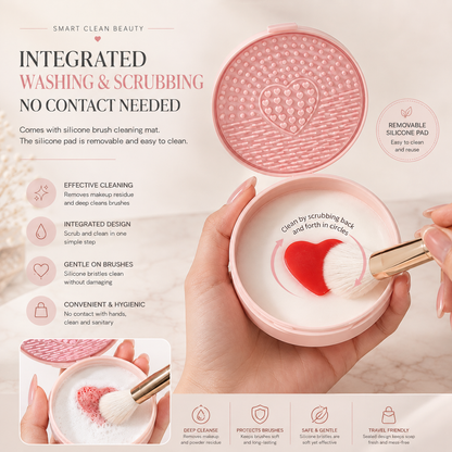 LuxeBrush Deep Clean Soap & Scrub Pad – For Makeup Brushes & Sponges