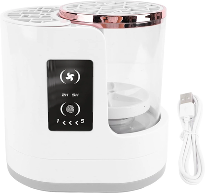 Clean and dryer Makeup Brushes in One Step