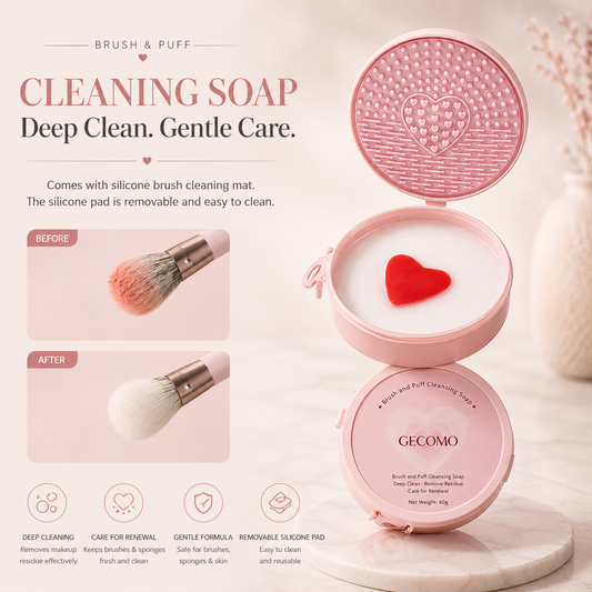 LuxeBrush Deep Clean Soap & Scrub Pad – For Makeup Brushes & Sponges
