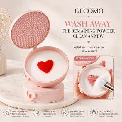 LuxeBrush Deep Clean Soap & Scrub Pad – For Makeup Brushes & Sponges