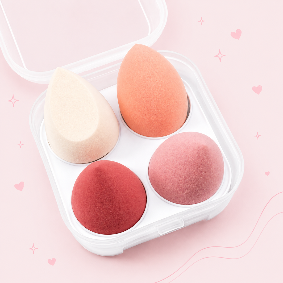 4pcs/Makeup Sponge