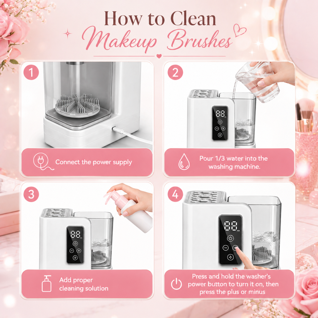 Ultimate 5-in-1 Makeup Brush Cleaner & Dryer
